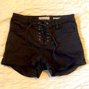 Pacsun high rise super stretch shorts